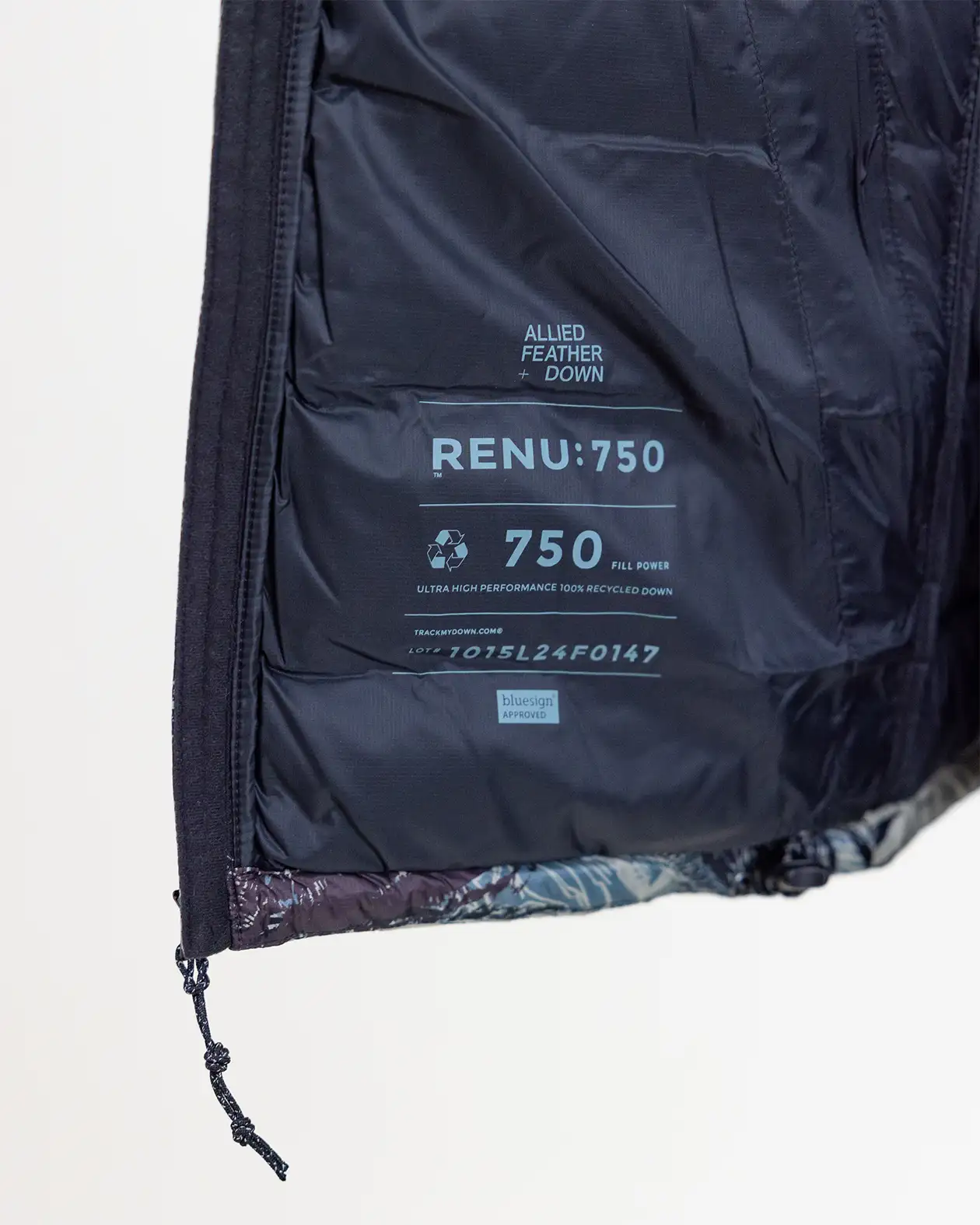 Women’s Re-Up Recycled Down Hoodie - Image 6